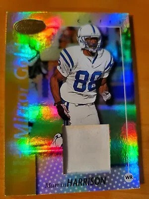 2002 Leaf Certified Mirror Gold Jersey Marvin Harrison Card #36 #11/25 • $29.99