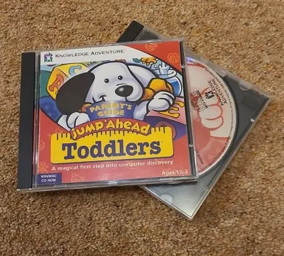 2 X Jump Ahead Toddlers Parent's Guide PC WIN/MAC CD-ROM Kids Educational Retro • £4.99
