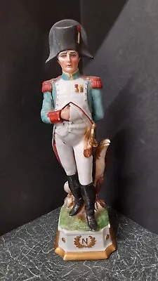 Vtg Capodimonte Napoleon Bonaparte Hand Painted Porcelain Statue 12  • £60