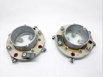 2 X GE Jumbo 211 VT-4B CV25 805 845 810 GL211 Vintage Vacuum Tube Ceramic Socket • $68