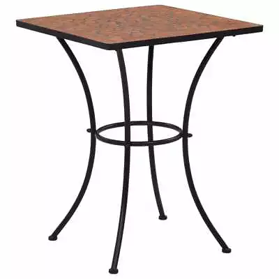 Mosaic Bistro Table Terracotta 23.6  Ceramic VidaXL • $220.25