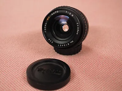 Focal MC Auto 28mm F2.8 Wide Angle Prime Lens For M42 Mount • $49