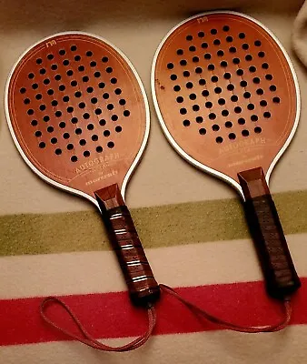 **2** Vintage Marcraft Autograph Paddle Ball Racquet Approved APTA Equipment !!! • $19.99