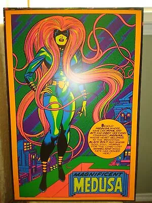 Medusa Marvel Classic Black Light Poster (2021) (20 X30 ) 3rd Eye Licensed Repo • $35.99