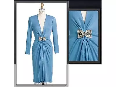 £50 • Buy UNCUT Vogue 8578 Claire Shaeffer Couture Evening Cocktail Little Back Dress 8-14