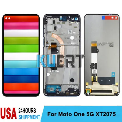 NEW For Motorola Moto G 5G Plus / Moto One 5G UW XT2075 LCD Screen Touch ±Frame • $39.95