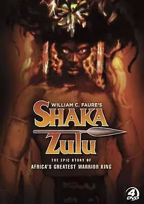 NEW! Shaka Zulu DVD 1986 4-Disc Set William C Faure Story Of Warrior King • $29.95