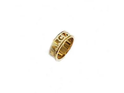 Marc By Marc Jacobs Logo Disc Band Ring - M3PE573 Size 8 • $24