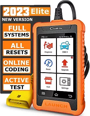 $115 • Buy LAUNCH X431 Elite Bidirectional Diagnostic Tool OBD2 Scanner ECU Coding For Audi