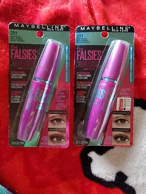 2 Pack Maybelline The Falsies Waterproof Mascara 291 Very Black • $16.95