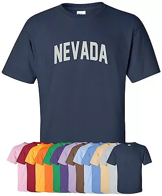 New  Nevada  T-Shirt In S-4XL 30+ Colors! Silver State Las Vegas Home Life Love • $16