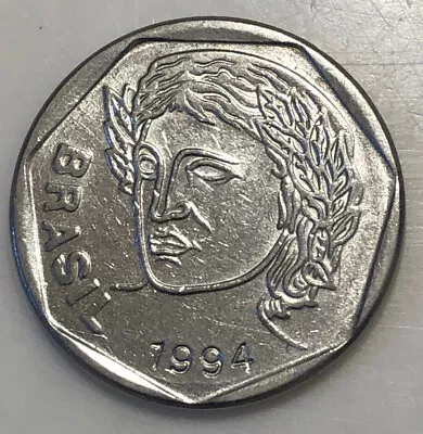 1994 25 Brazilian Centavos Coin - Circulated • $2.95