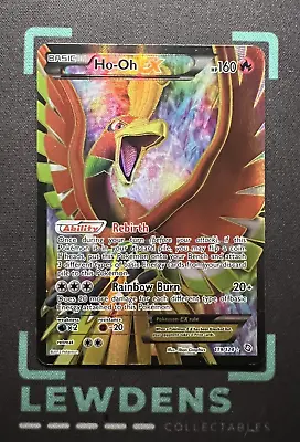 Ho-Oh EX - 119/124 - Full Art Ultra Rare - B&W Dragons Exalted -  Pokemon Card • $75