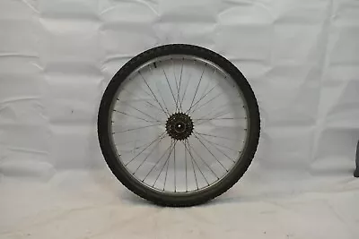 Weinmann Fusion 26  Rear MTB Bike Wheel & Hub Silver 20mm 36S AV  6 SPD Charity! • $27.45