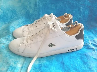 £19.99 • Buy Lacoste Graduate White Leather Mens Sneakers/trainers.uk 9.rrp £64.99