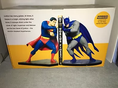 DC Direct Batman Superman World's Finest Bookends 183/500 • $599.95