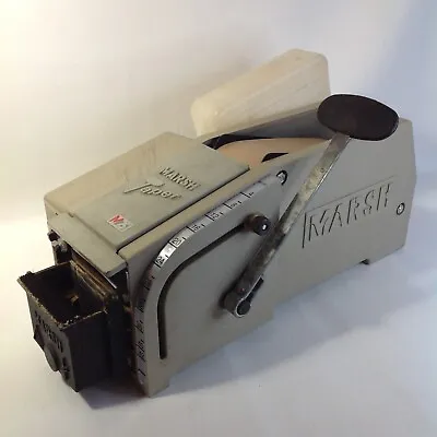 Marsh 5HT Manual Gummed Tape Dispenser 5 HT Hand Taper • $95.35