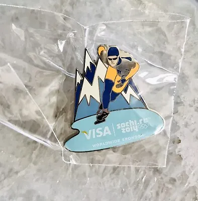 New Sochi 2014 Olympics Collectible Pin Speed Skating • $14.95