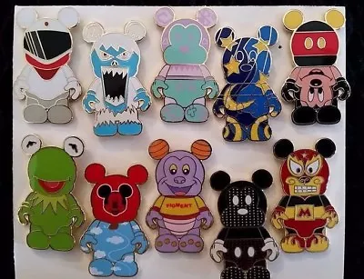 Disney DLR WDW Vinylmation Mystery Pin Collection Park Urban #1 Original 1st Set • $109.99