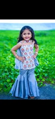 $70.33 • Buy US Bollywood Indian Festive Party Wear Kids Dress Girl Designer Lehenga Choli