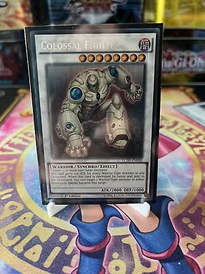 Yu-Gi-Oh! Colossal Fighter LC5D-EN030 Secret Rare  1st Edition (LP) • £9.50