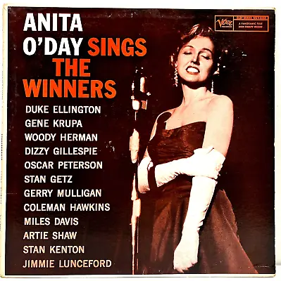 $34.99 • Buy Anita O'Day Sings The Winners 1958 Vinyl Verve Records 1st Press Mono