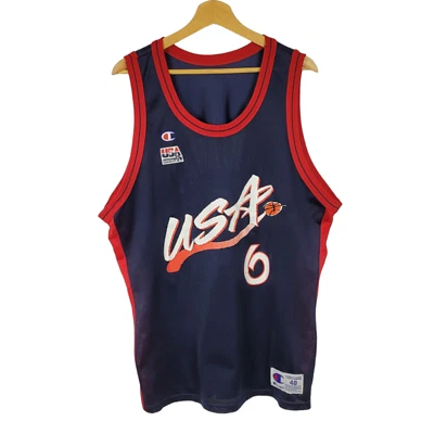 £49.99 • Buy Vintage Champion USA Dream Team Penny Hardaway NBA Basketball Jersey Size XL 48