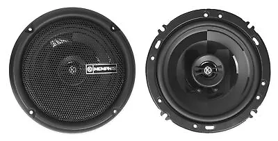Pair Memphis Audio PRX602 6.5  100 Watt Car Speakers W/PEI Dome Pivot Tweeters • $69.96