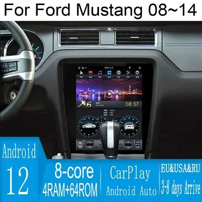 Car Android GPS Navigation Wifi 12.1  For Ford Mustang 2008~2014 Radio Carpaly • $750