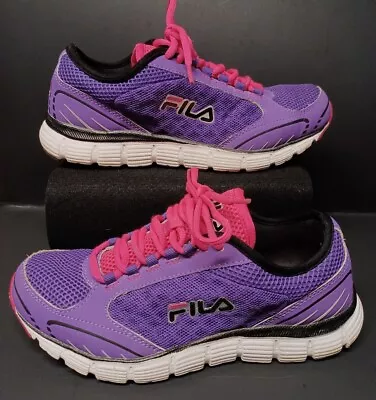 Fila Running Athletic Shoes Sneakers Womens Size 9 Purple • $30