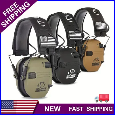 Walkers Electronic Ear Muff Shooter Ear Protection Hearing Muff Slim Anti-noise • $35.36