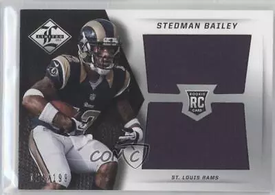 2013 Panini Limited Jumbo Jerseys Logo /199 Stedman Bailey #33 Rookie RC • $1.97