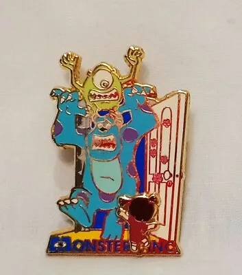 Monsters Inc Sulley Mike Boo Door Pin Disney Pixar 1.5   2004  • $34.99