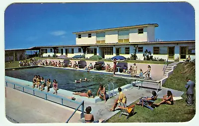 Melbourne Beach Florida FL Crystal Beach Hotel Apartments Postcard • $3.50