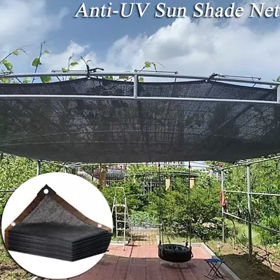 Anti-Uv Sun Shade Net Shade Sails Gazebo Shelter Outdoor Canopy Mesh Shade Cloth • £7.50