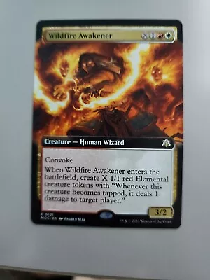 MTG Wildfire Awakener March Of The Machine Commander 131 Extended Art Rare  • $1.99