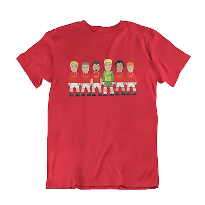 Man Utd 99 Treble VIPwees Football T-Shirt Mens Womens Kids Organic Christmas  • £13.99