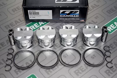 CP Forged Turbo Pistons B16 B16A B16A2 B18 B18A/B B18C1 9.8:1 81mm SC7015 • $766.50