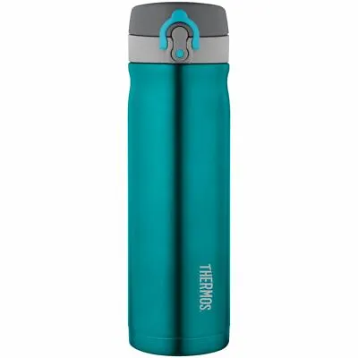 NEW Thermos S/Steel Vacuum Insulated Direct Drink Bottle 470ml Flask Pink Teal • $36.99