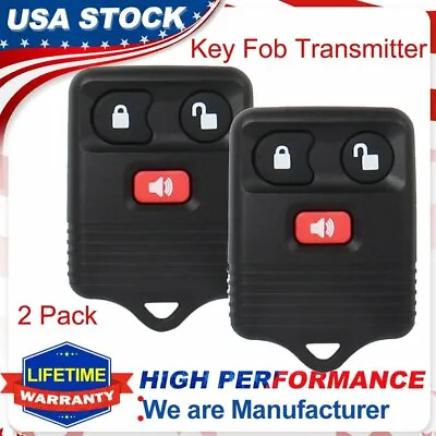 $6.99 • Buy 2X Keyless Entry Car Remote Control Key Fob Transmitter Alarm For Ford F150 F250