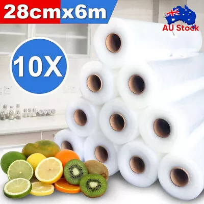 +20 Rolls Vacuum Food Sealer Saver Bag Seal Storage Commercial Grade 20/25/28X6M • $29.98