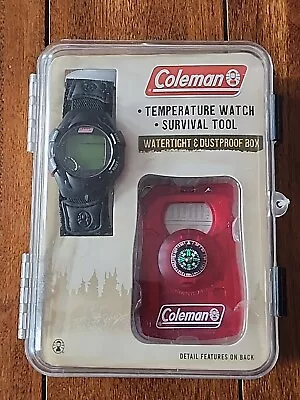 New In Box - Coleman Chronograph Watch & Survival Tool Watertight / Dustproof • $12.99