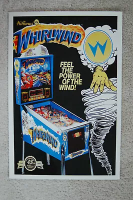 Whirlwind Pinball Promotional Poster  • $10.12