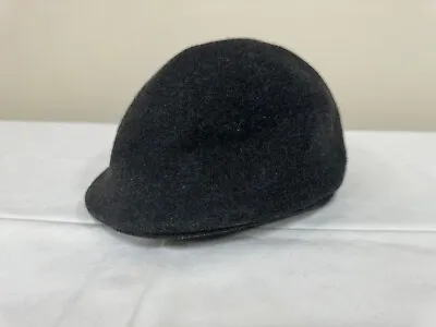 Vintage Country Gentlemen Mens Large Wool Driving Hat Newsboy Cabbie Cap Black • $12