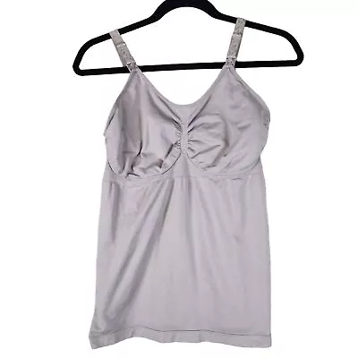 Kindred Bravely Simply Sublime Nursing Tank Top XL Busty Gray • $21.99
