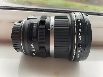 Canon EF-S 10-22 Mm F/3.5-4.5 USM Lens - Great Condition - Wide Angle Zoom • £180