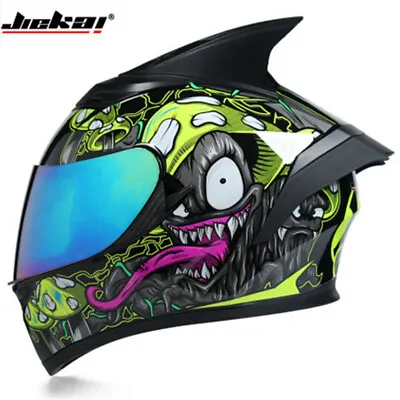 Motorcycle Helmet Full Face Capacete Casco Moto With Inner Sun Lens Moto Helmets • $88.83