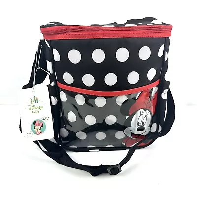 Disney Mini Diaper Bag Minnie Mouse Nylon Handbag Cuddle Accessories Brand New • $39.95