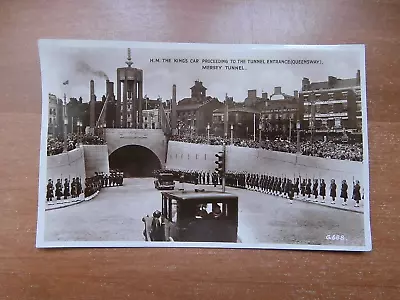 R/p Postcard Kings Car Entering Mersey Queensway Tunnel 1934 Unposted • £3.99