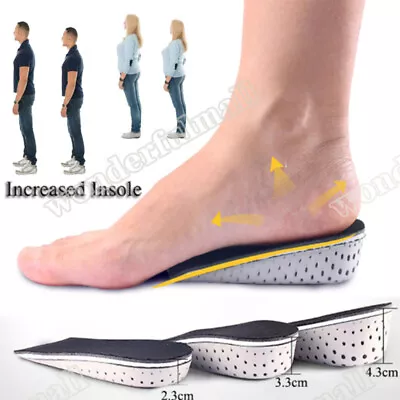 $3.55 • Buy Air Cushion Height Increase Insole Heel Pad Lift Invisible Shoe Insoles Taller ♪